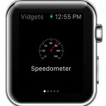 apple watch speedometer widget