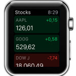 apple watch stocks app