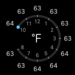 apple watch weather temperature display