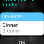 confirm apple watch reminder