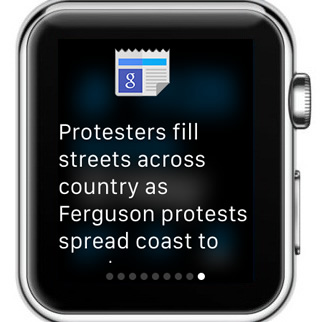 google news apple watch