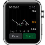 graph apple watch stopwatch view