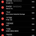 iphone stocks app settings