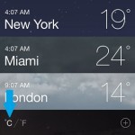 iphone weather temperature celsius
