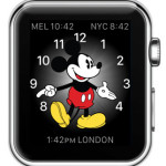 mickey mouse with world clock modules