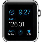 stocks on modular watch face