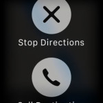 stop apple watch navigation