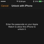 unlock apple watch with iphone feature