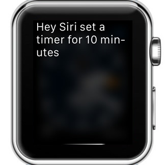 apple watch countdown timer
