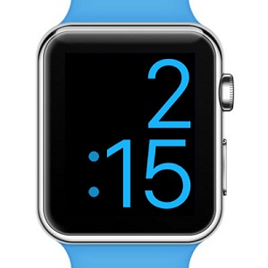 big digital watch face