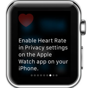 wrist heart rate monitor is disabled