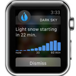 dark sky apple watch notification