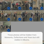 hide multiple iphone photos