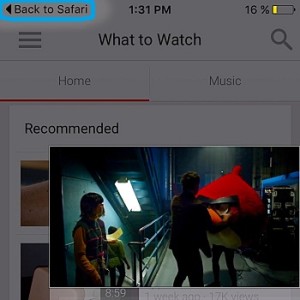 ios 9 back to previous app shortcut
