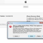 problem with iphone update