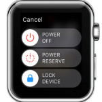 apple watch power off screen