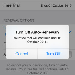 disabling apple music auto-renewal