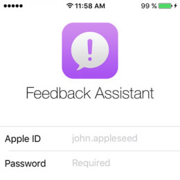 ios 9 feedback assistant app
