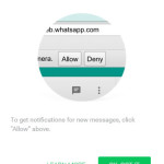 allow whatsapp web notifications