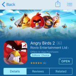 angry birds 2 app store listing