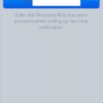 apple id password recovery key