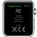 apple watch regulatory info