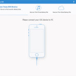 dr fone for ios home screen