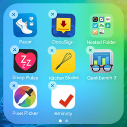 nested iphone home screen app folder