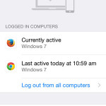 whatsapp web logged in computers
