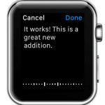 dictating Apple Watch email reply