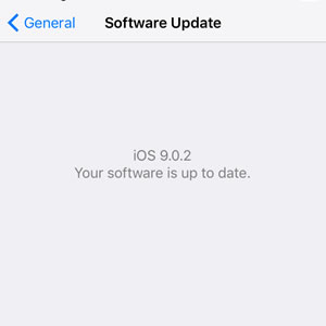 ios 9.0.2 software update