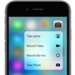 iphone 6s 3d touch camera app menu