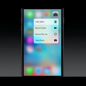 iphone 6s camera 3d touch menu