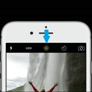 iphone 6s live photos button