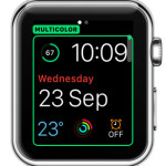 multicolor modular watch face setup