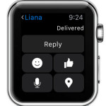 5 messenger reply options from apple watch