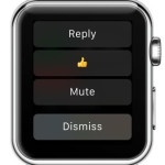 facebook messenger apple watch reply options