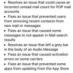 ios 9.1 full update log