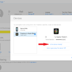 mark apple watch as missing from computer