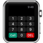 watch keypad home screen