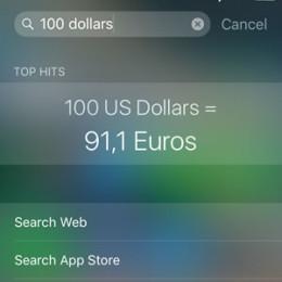 spotlight currency conversions