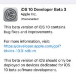 ios 10 developer beta 3 install now option