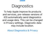 ios 10 diagnostics info screen