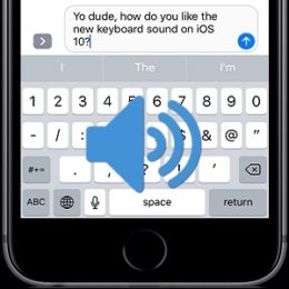 ios 10 keyboard sound