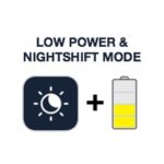 low power mode vs night shift feature