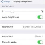 raise to wake ios 10 setting