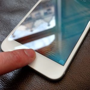 rest finger to open iphone