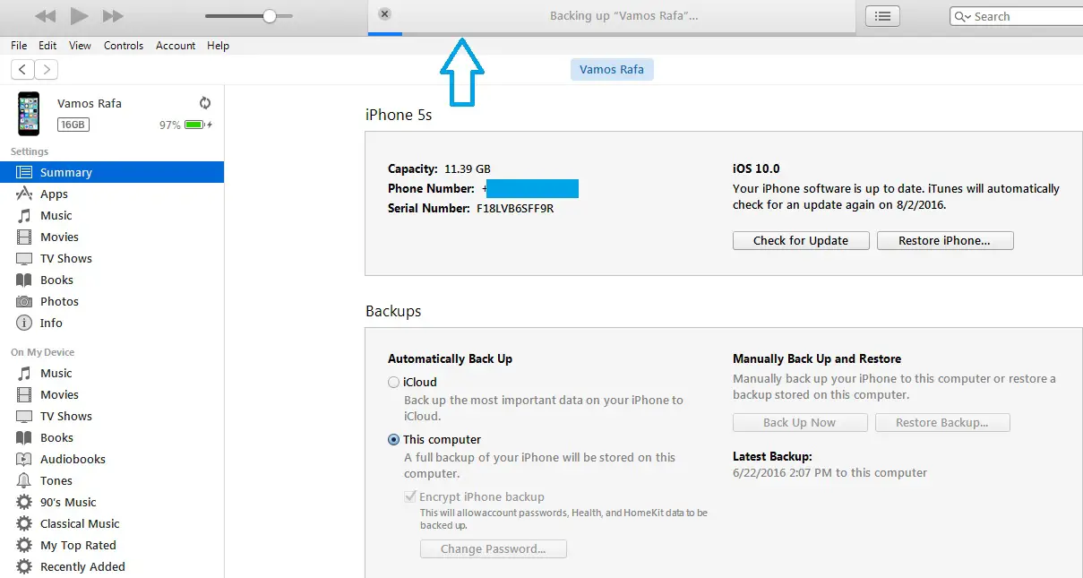 how to perform a full iphone backup via itunes iphonetricks org