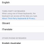 adding gboard to iOS keyboard