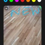 drawing before digital touch recording